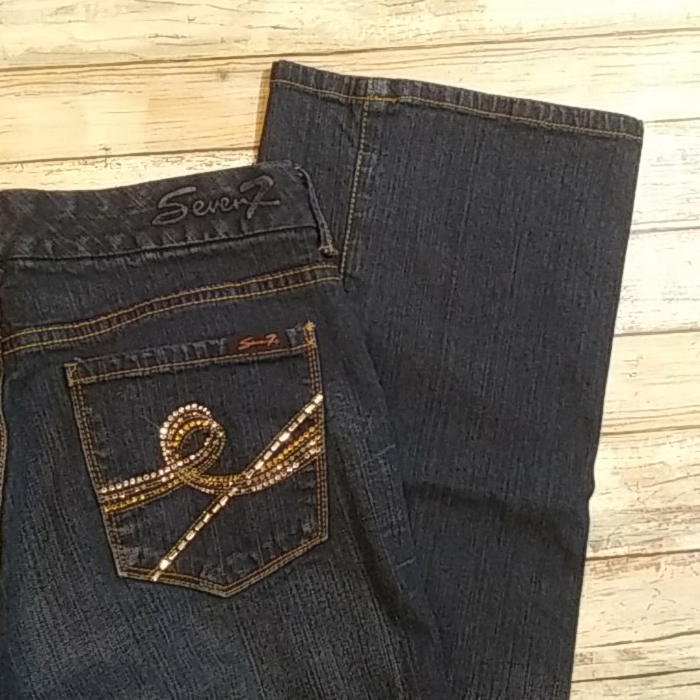 Seven 7 Jeans sz 8 - Picture 2 of 8